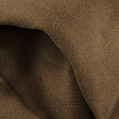 Men's Plus Fleece Jacket Mountaineering Warm Sherpa Trucker Coat Suit Lapel Cardigan Button Warm Winter Thick Overcoat Brown