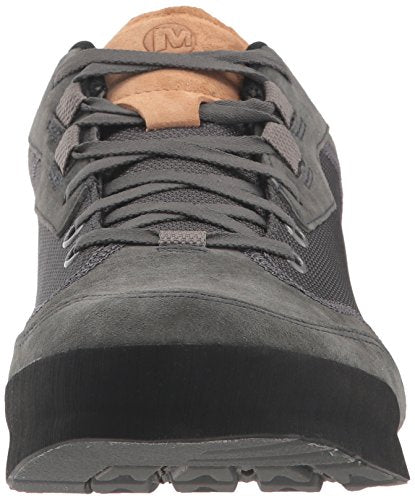 Merrell Men's Burnt Rock Travel Suede Hiking Shoe, Granite, 9 M US