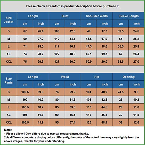 Track Jogging Suits for Men Set Running Sweatsuits 2 Piece Casual Tracksuits Joggers Outfits Workout Sports Jacket and Pants 2101 Brown XXL