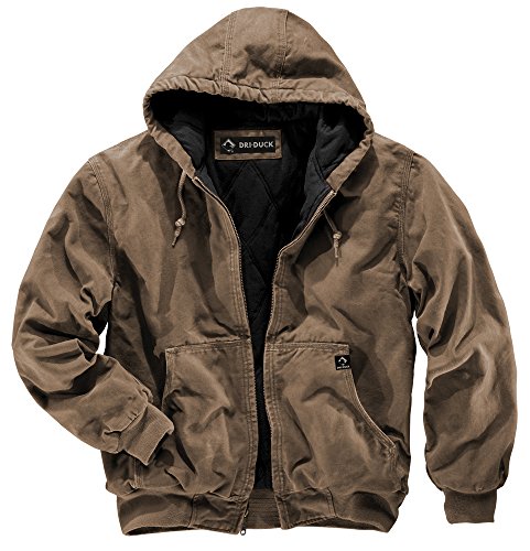 DRI Duck Men's Cheyenne Jacket (Field Khaki, Medium)