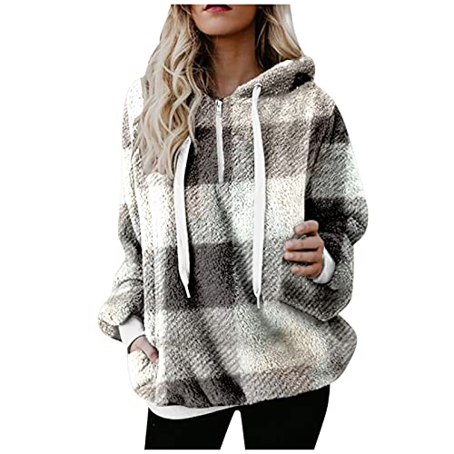 Tunic Tops Long Sleeve Lightweight Jacket for Women Cotton College Sweatshirts Women Women Plus Size Sexy Tops Checked Shirt for Women Sweater Cable Knit Women Womens Jacket Plus Size Hockey Hoodie