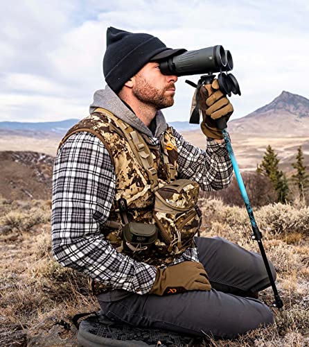 Venado Flannel Shirt for Men - Mens Flannel Plaid Shirt with Full Reach Gusset (Large, Plaid Navy)