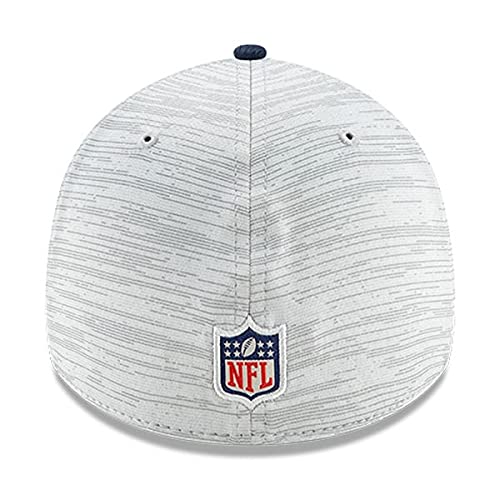 New Era Men's Gray/Navy Dallas Cowboys 2021 NFL Training Camp Official 39THIRTY Flex Hat