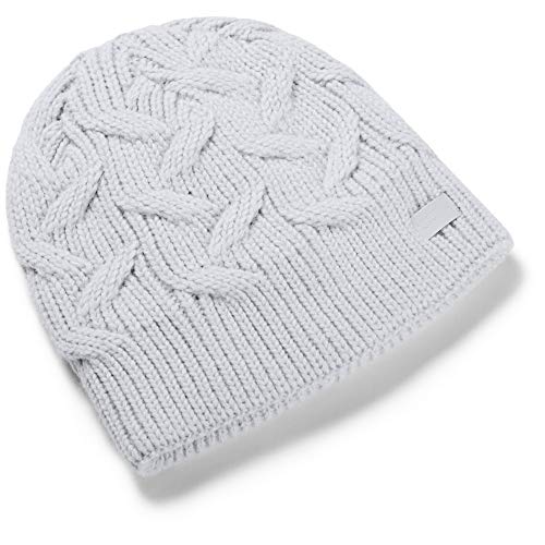 Under Armour Women's Around Town Beanie , Halo Gray (014)/Halo Gray , One Size Fits All