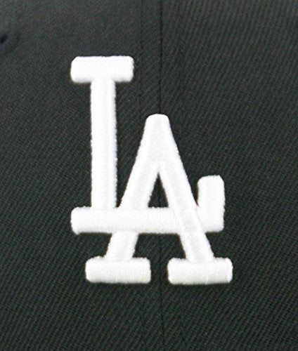 New Era 59Fifty Hat MLB Basic Los Angeles Dodgers LA Black/White Fitted Baseball Cap (7 1/4)