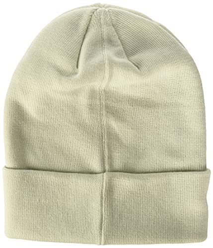 Timberland Women's Tonal Flat Embroidery Beanie, Cream OS, One Size