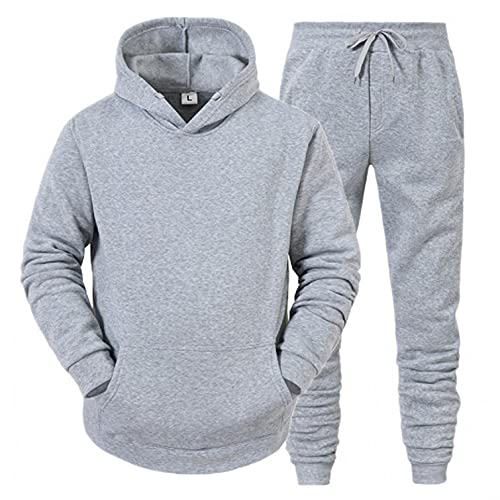 Track Suits for Men Set Set Full Zip Long Sleeve Jogging Running Sweatsuits Athletic Sports Hooded Jogger Pants