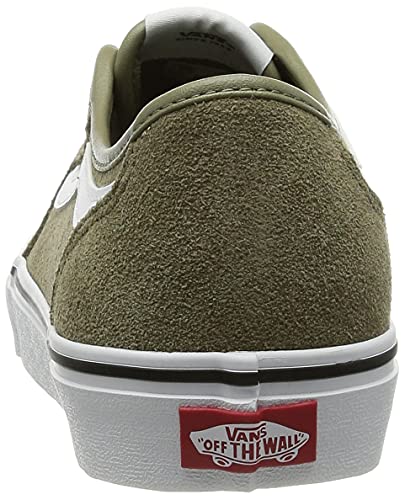 Vans Men's Low-Top Trainers Sneaker, Suede Covert Green White, 9