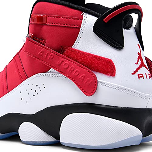 Jordan Men's 6 Rings White/Black-Carmine (322992 106) - 10.5