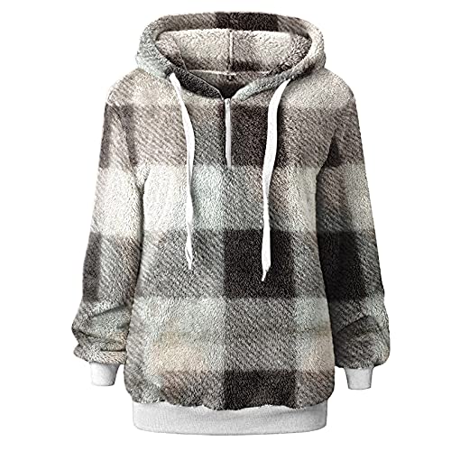 Tunic Tops Long Sleeve Lightweight Jacket for Women Cotton College Sweatshirts Women Women Plus Size Sexy Tops Checked Shirt for Women Sweater Cable Knit Women Womens Jacket Plus Size Hockey Hoodie