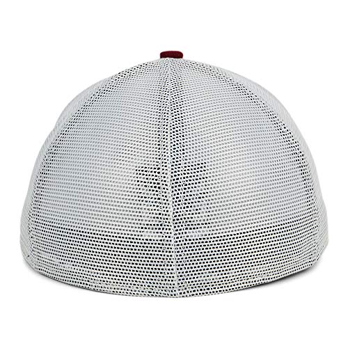 New Era Blank Custom 59FIFTY Fitted Trucker Cap Cardinal Red/White