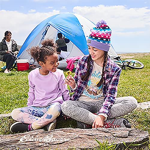 Eddie Bauer Girls Leggings - Stretch Yoga Pants | Aqua, Medium