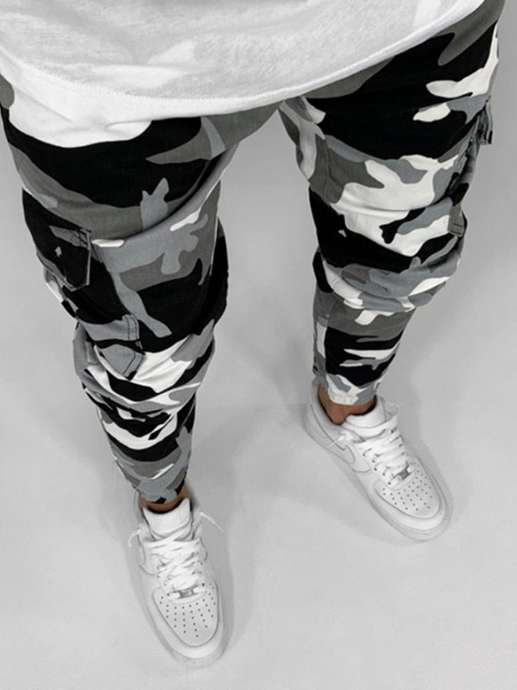 Camouflage Military Joggers Pants Men Pure Cotton Mens Spring Autumn Cargo Pants Men's Comfortable Trousers Camo Casual Clothing