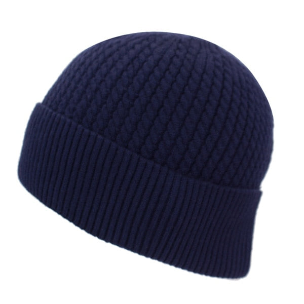 Skullies Beanies Men Winter Hats For Men Knitted Hat Women Male Gorro Warm Balaclava Bonnet Female Winter Beanie Hat Winter Cap