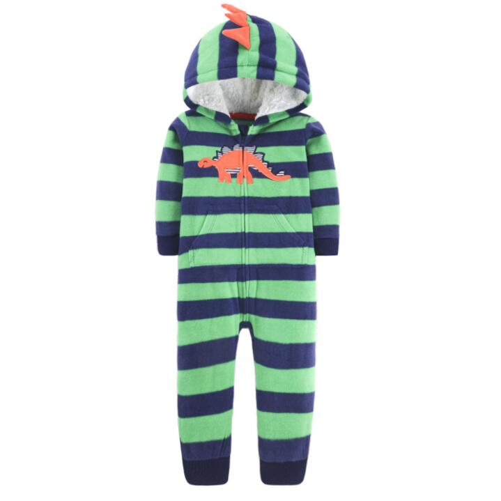 Orangemom Spring Fleece Baby Rompers Coats For Infant Clothes Hooded With Ear Lovely Camo Jumpsuits For Baby Boys Clothing Home