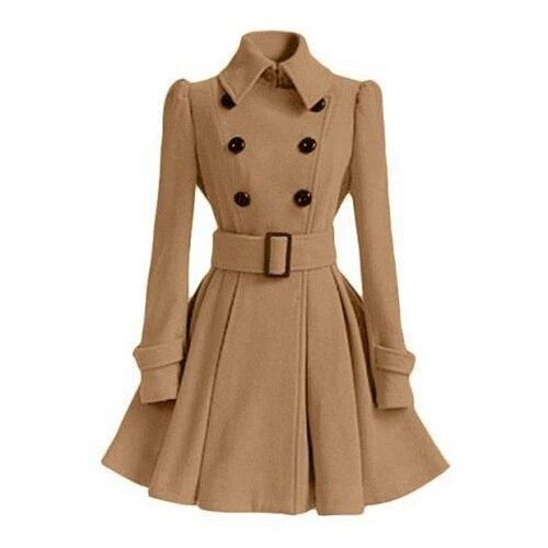 trench Winter Jacket Women Coat Female Warm Jacket Oversize