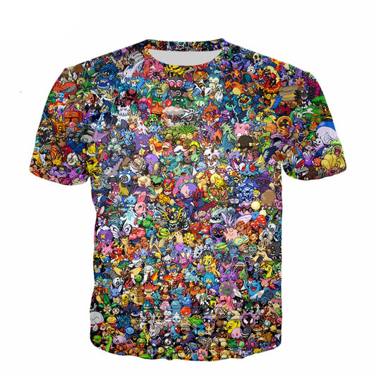 CLOOCL Men T-shirt Fashion Cartoon Character 3D Printed Anime Women T-shirts Harajuku Tee Shirt Summer Casual Short Sleeve Tops