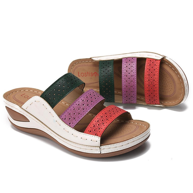 Women Sandals 2022 Fashion Wedges Shoes For Women Slippers Summer Shoes With Heels Sandals Flip Flops Women Beach Casual Shoes