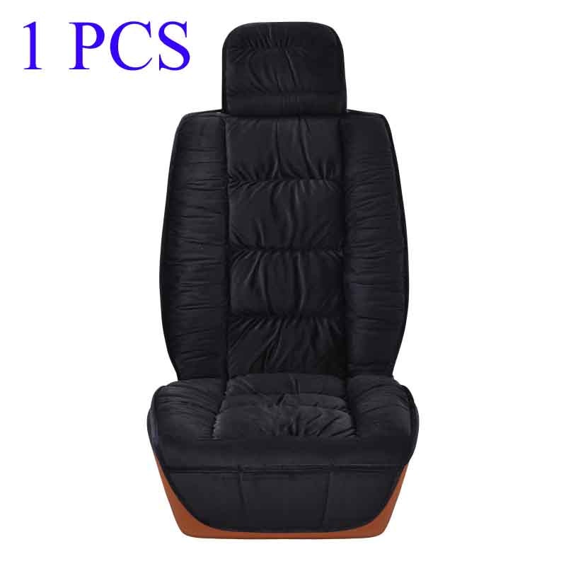 Plush Cotton Car Seat Cover Winter Surrounded Warm Winter Cushion Faux Fur For Seat Protector Mat Car Interior Accessories