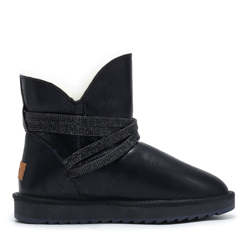 GOGC women boots 2020 snow boots warm women winter boots women ankle boots for women Genuine Leather boots  women winter shoes