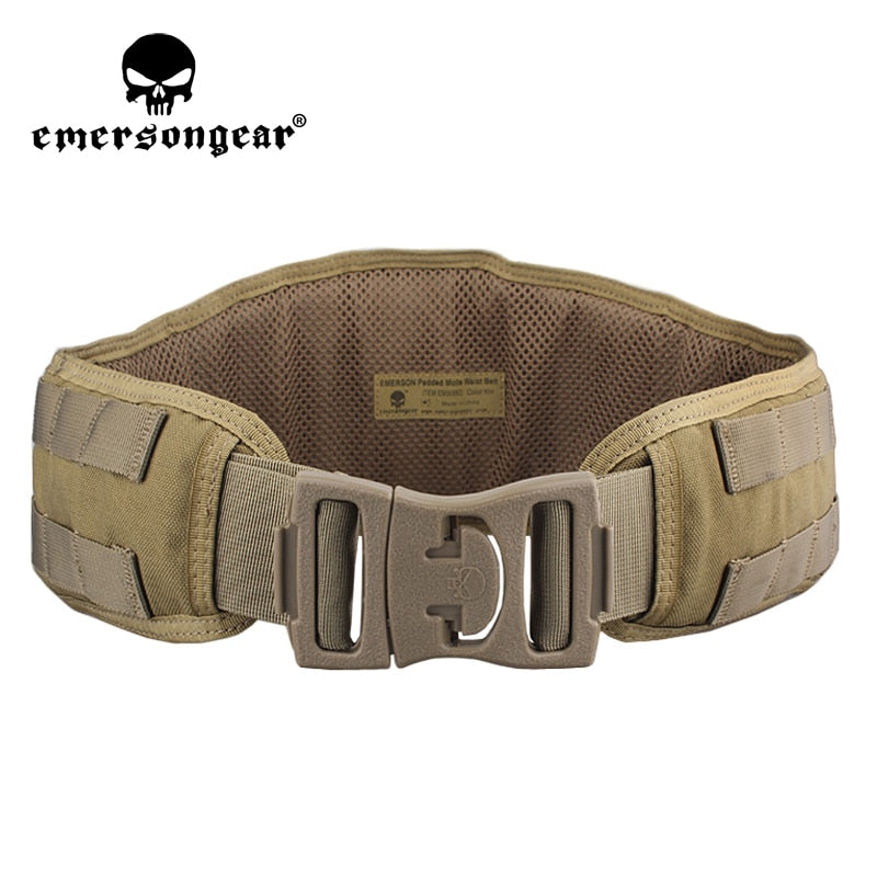 Emersongear Tactical Belts Padded Molle Waistband Combat Tactical Gear Hunting Outdoor Duty Heavy Paddle Airsoft Waist Strap