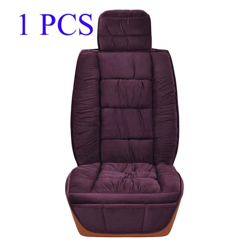 Plush Cotton Car Seat Cover Winter Surrounded Warm Winter Cushion Faux Fur For Seat Protector Mat Car Interior Accessories