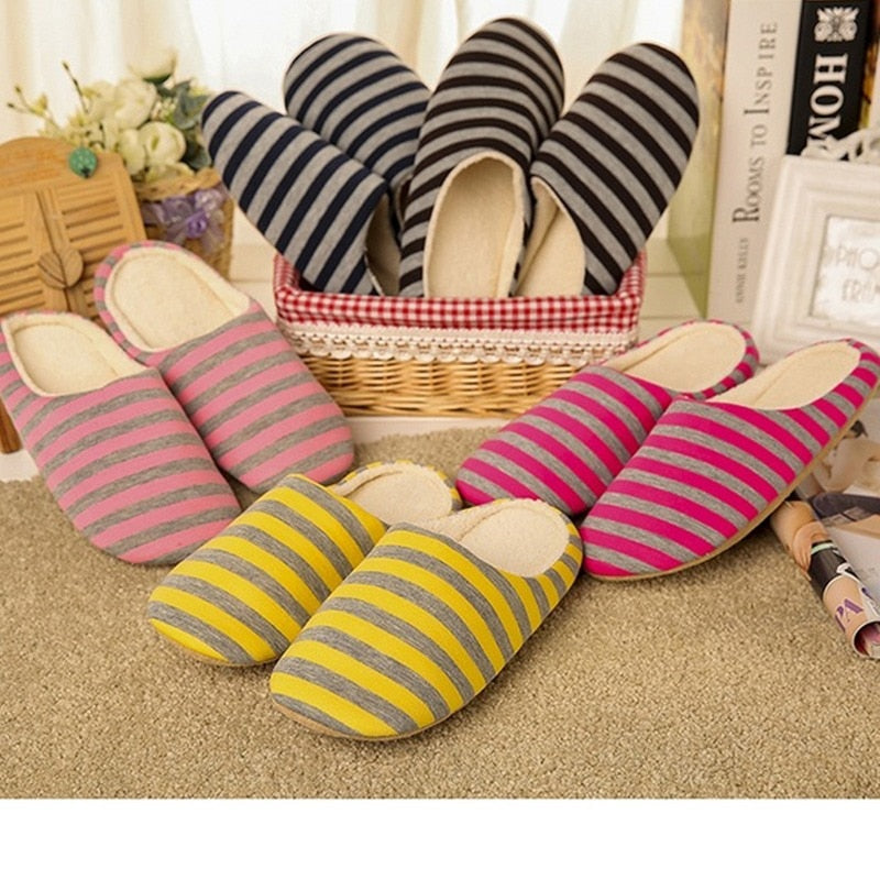 Winter Warm Slippers for Woman Shoes Soft Plush Indoor Home Furry Slippers Woman Warm Shoes For Bedroom Couple Winter Slippers