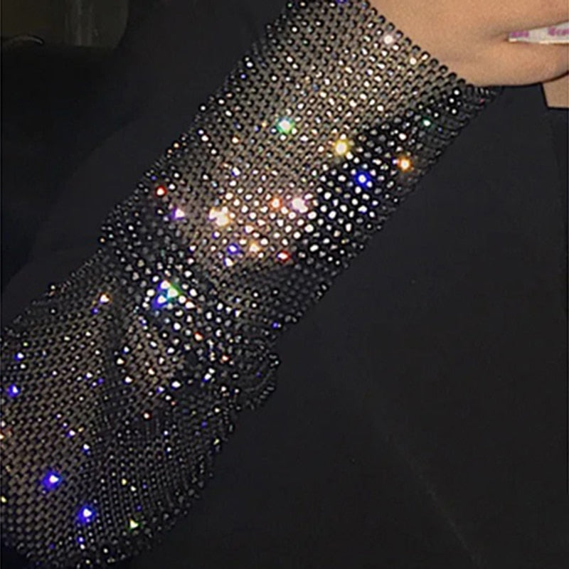 TWOTWINSTYLE Casual Patchwork Diamond Blazer For Women Notched Long Sleeve High Street Blazers Female Fashionable New Clothing