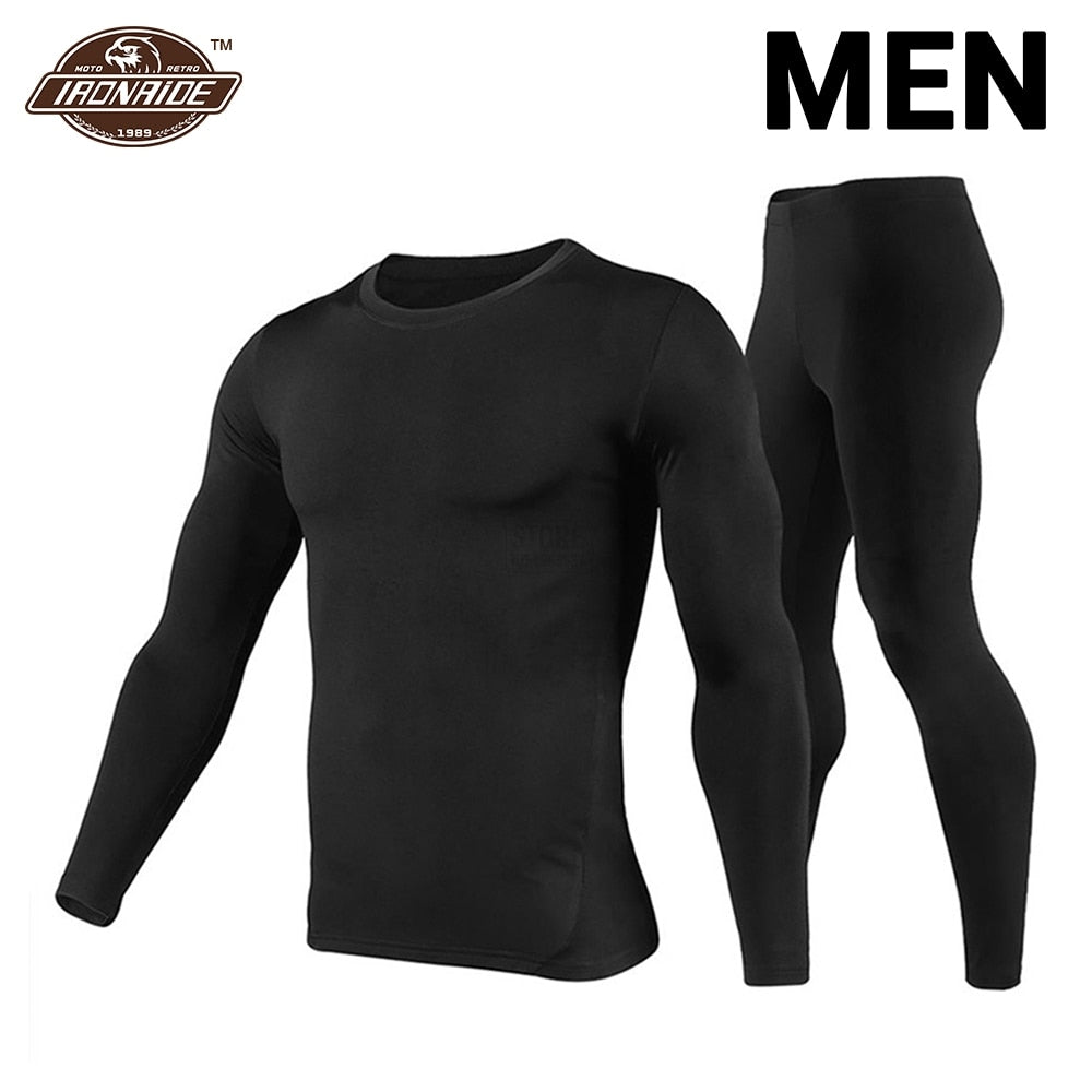 Herobiker Men Motorcycle Jacket Winter Moto Jacket +Pants Fleece Lined Thermal Underwear Set Skiing Suit Winter Warm Clothing