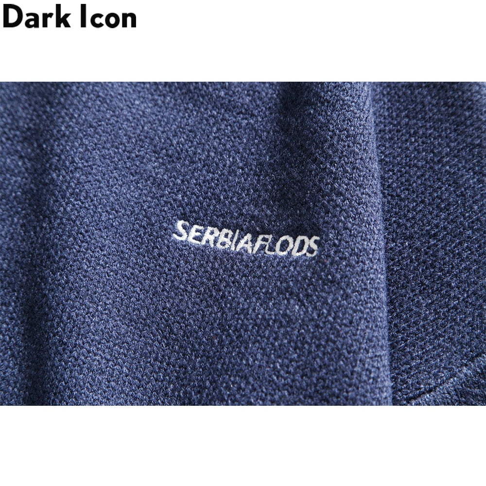 DARK ICON Mountain Sweater Men Women Korean Style Men&#39;s Sweaters Winter Couple Clothing