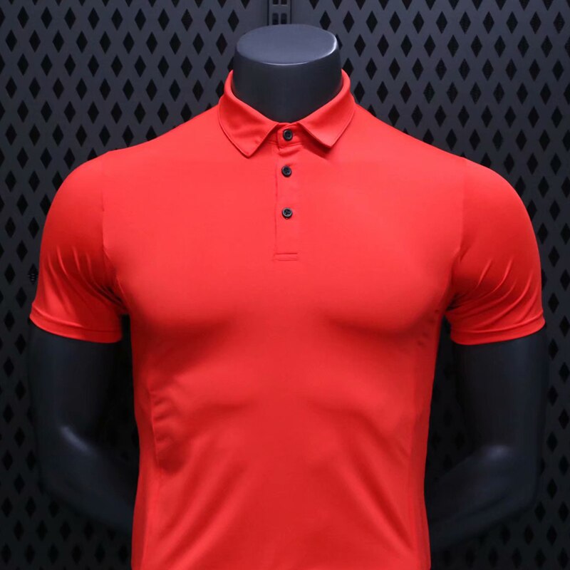 New Golf Clothing Breathable Men's Summer Golf Sports Breathable Golf Shirt POLO Shirt Men's T-Shirt