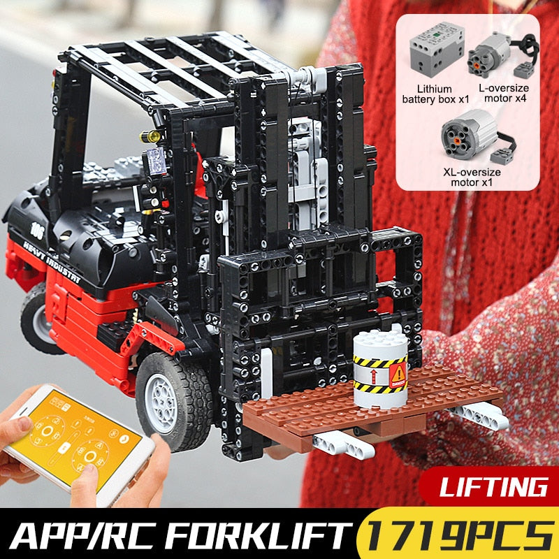 MOULD KING Technical Mobile Crane Building Kit APP Remote Control Truck Sets Building Blocks Bricks Kids Engineering Toys Gifts
