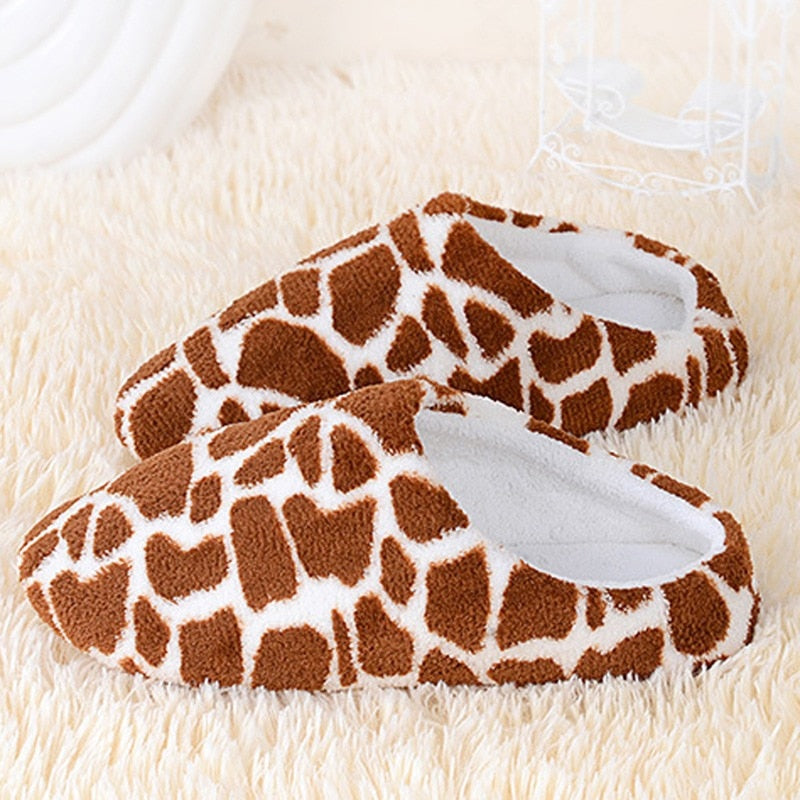 Winter Warm Slippers for Woman Shoes Soft Plush Indoor Home Furry Slippers Woman Warm Shoes For Bedroom Couple Winter Slippers