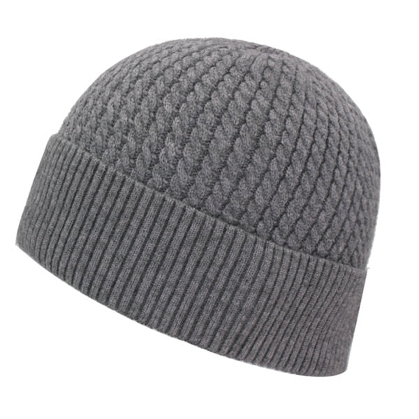 Skullies Beanies Men Winter Hats For Men Knitted Hat Women Male Gorro Warm Balaclava Bonnet Female Winter Beanie Hat Winter Cap