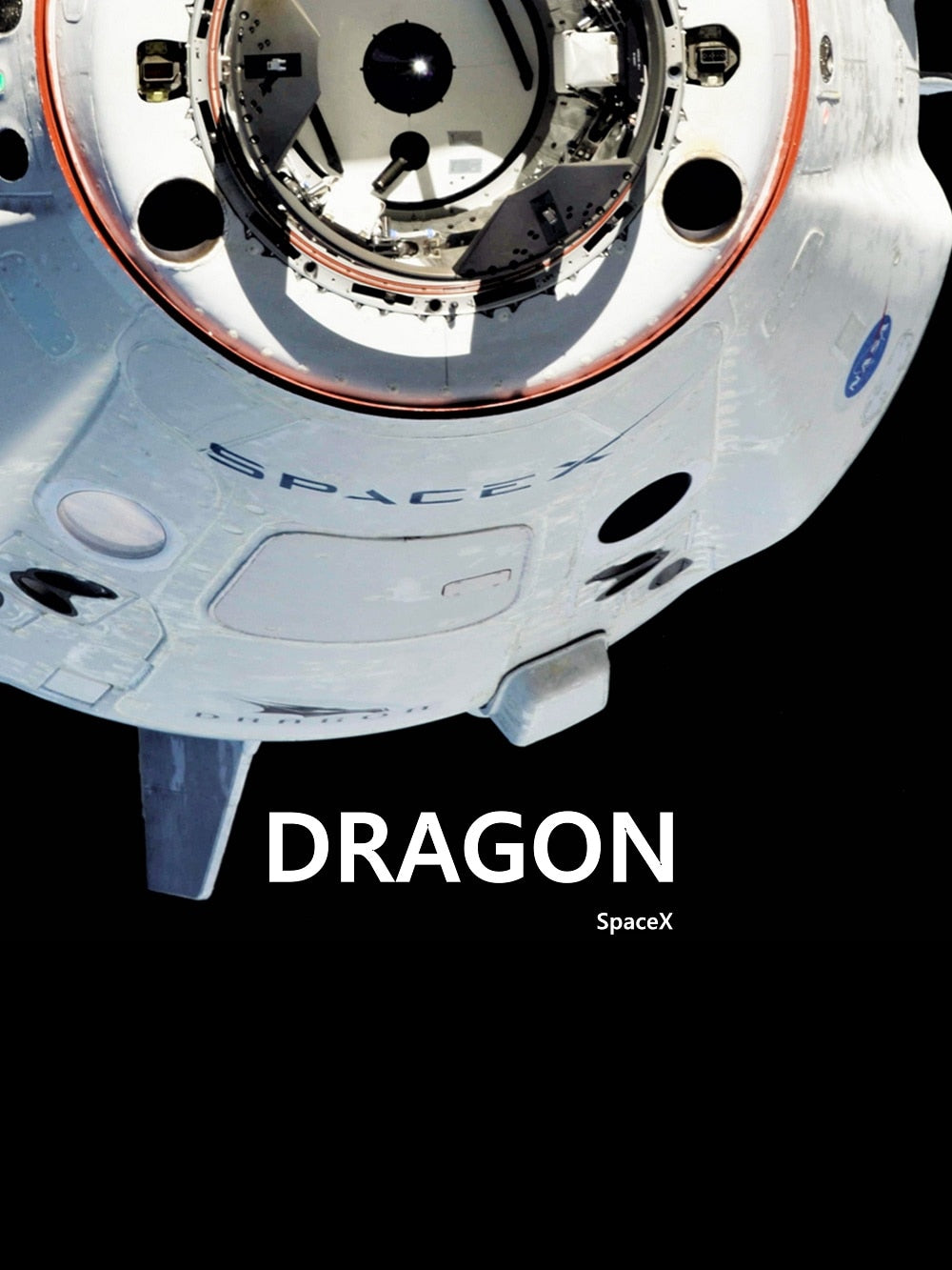 SpaceX Model Starship Rocket Model Dragon CrewDragon Spacecraft Astronaut Exquisite Model Desktop Ornaments Gift for Men