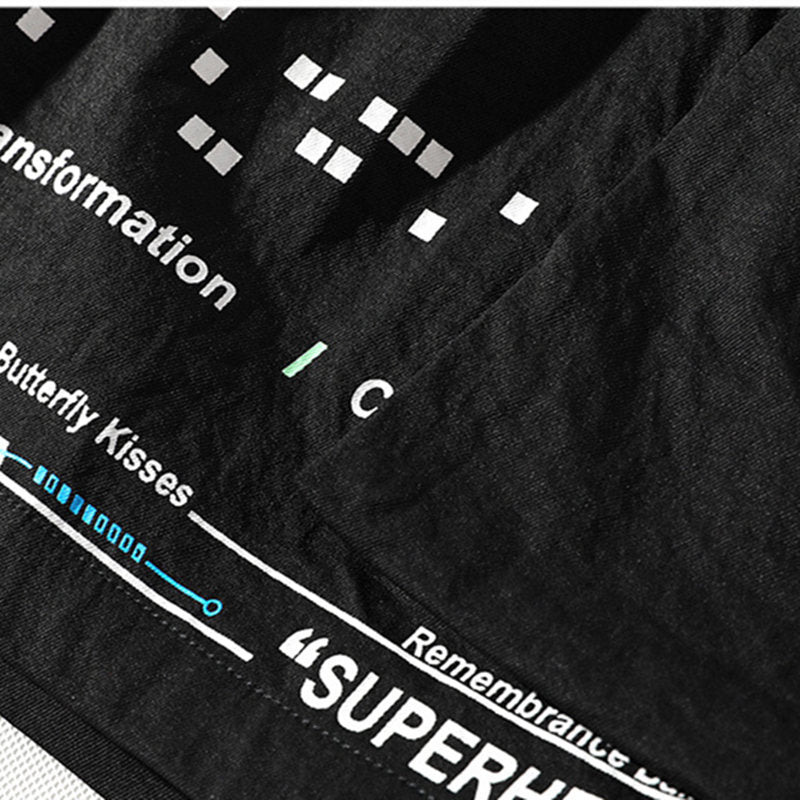 FGKKS Brand Men Trend Cargo Shorts Men&#39;s Letter Print Pocket Shorts Summer New Fashion Casual Straight Shorts Male