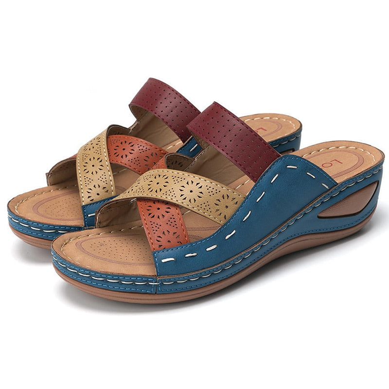 Women Sandals 2022 Fashion Wedges Shoes For Women Slippers Summer Shoes With Heels Sandals Flip Flops Women Beach Casual Shoes