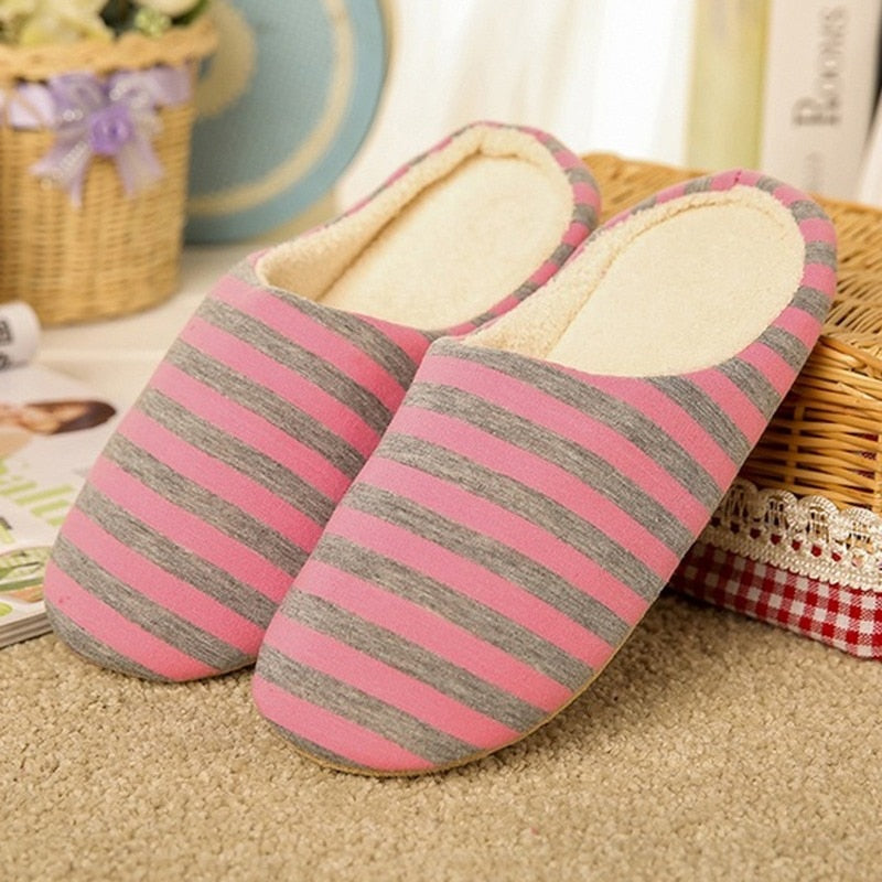 Winter Warm Slippers for Woman Shoes Soft Plush Indoor Home Furry Slippers Woman Warm Shoes For Bedroom Couple Winter Slippers