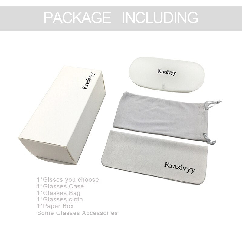 Krasivyy Titanium Glasses Frame Men 2022 New European Design Square Rimless Prescription Eyeglasses Eyewear Frame for Women