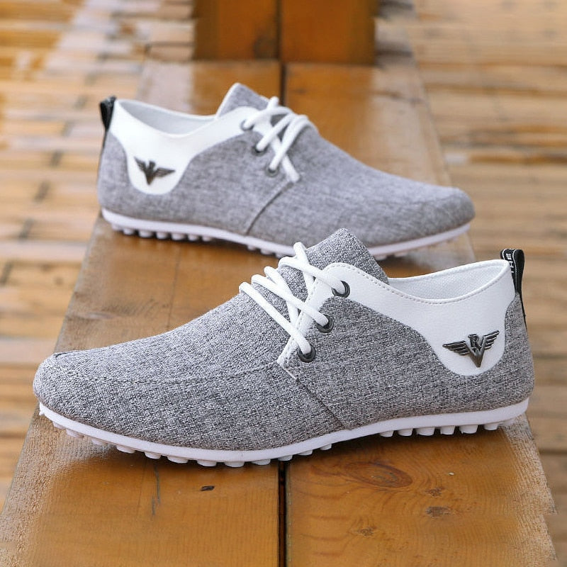Men Loafers Shoes 2022 Canvas Casual Shoes For Men Outdoor Walking Footwear Breathable Linen Surface Flats Shoes Men Loafers