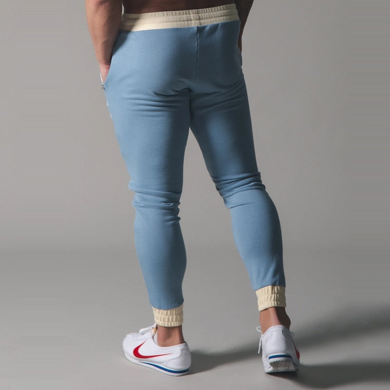 Men Sweatpants Fitness Bodybuilding Men Pants Casual Print Men Joggers Pants Cotton Sweatpants Slim Fit Streetwear Male Trousers