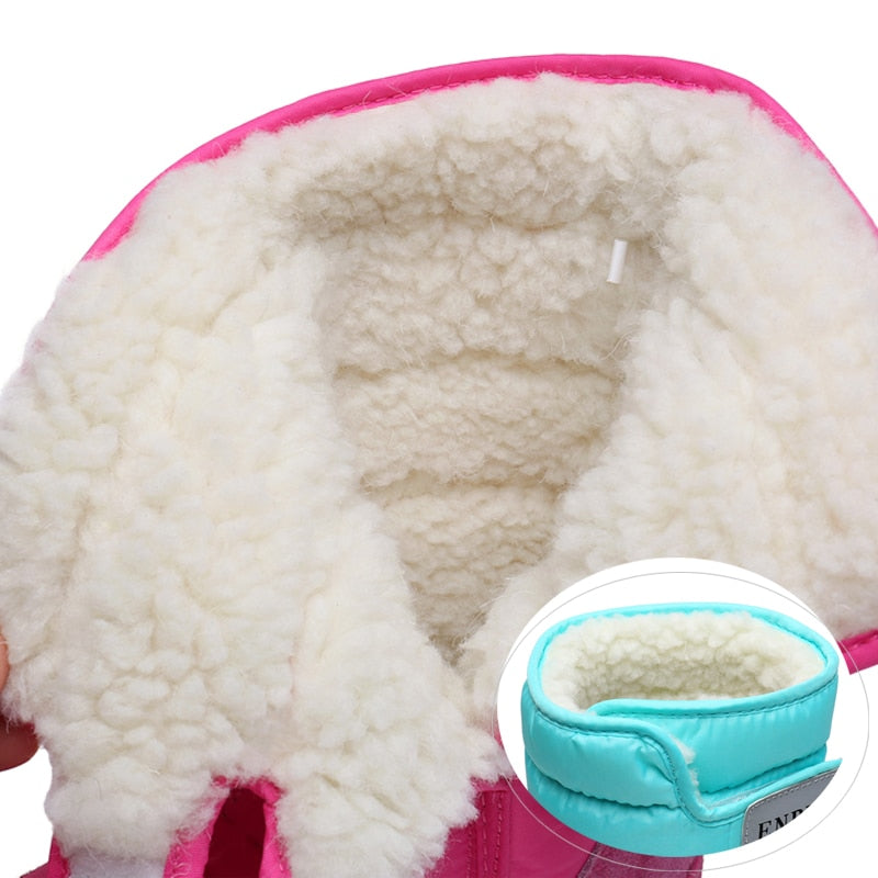 Women Boots Super Warm Snow Boots Winter Shoes Woman Mid-calf Boots Waterproof Winter Footwear Female Platform Heels Botas Mujer