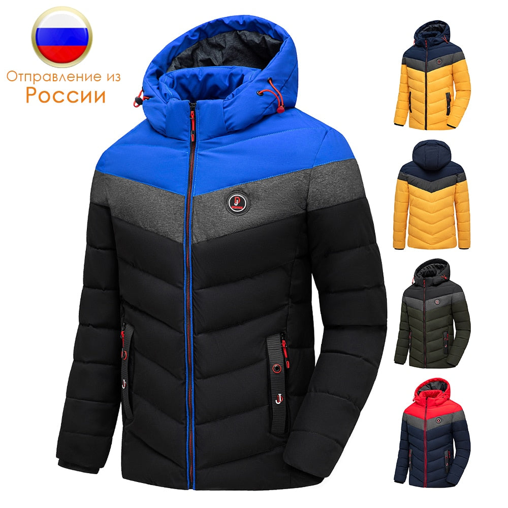 Men 2022 Winter Brand New Casual Warm Thick Waterproof Jacket Parkas Coat Men New Autumn Outwear Windproof Hat Parkas Jacket Men
