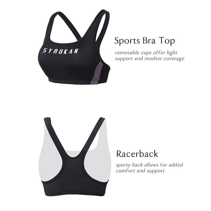 Women's Racerback Workout Athletic Bikini Set Two Piece Swimming Suits for Women