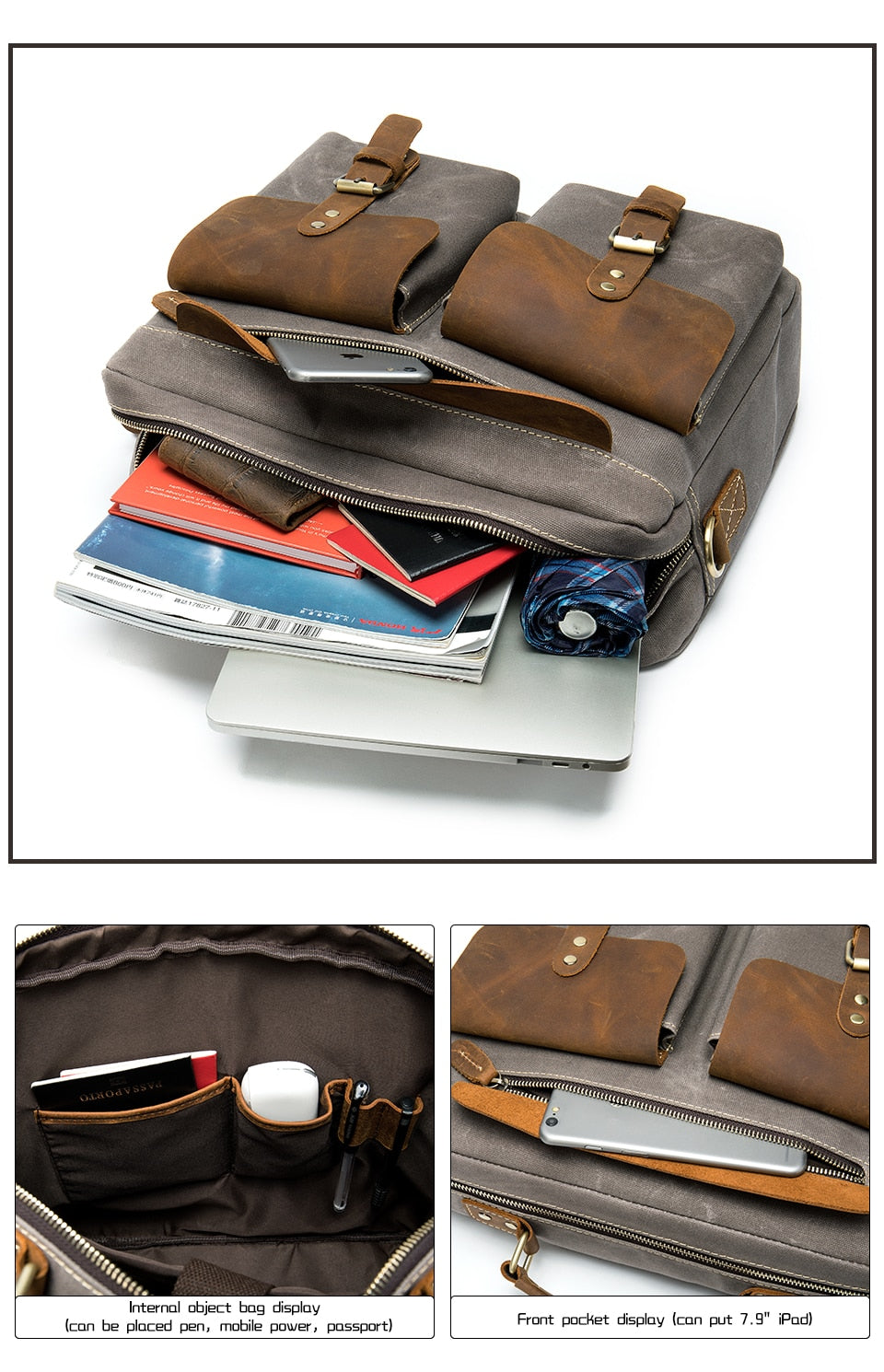 WESTAL Men Briefcases Men's Bag Genuine Leather Business Office Bags for Men Laptop Bag Leather Briefcases Male Lawyer Bags