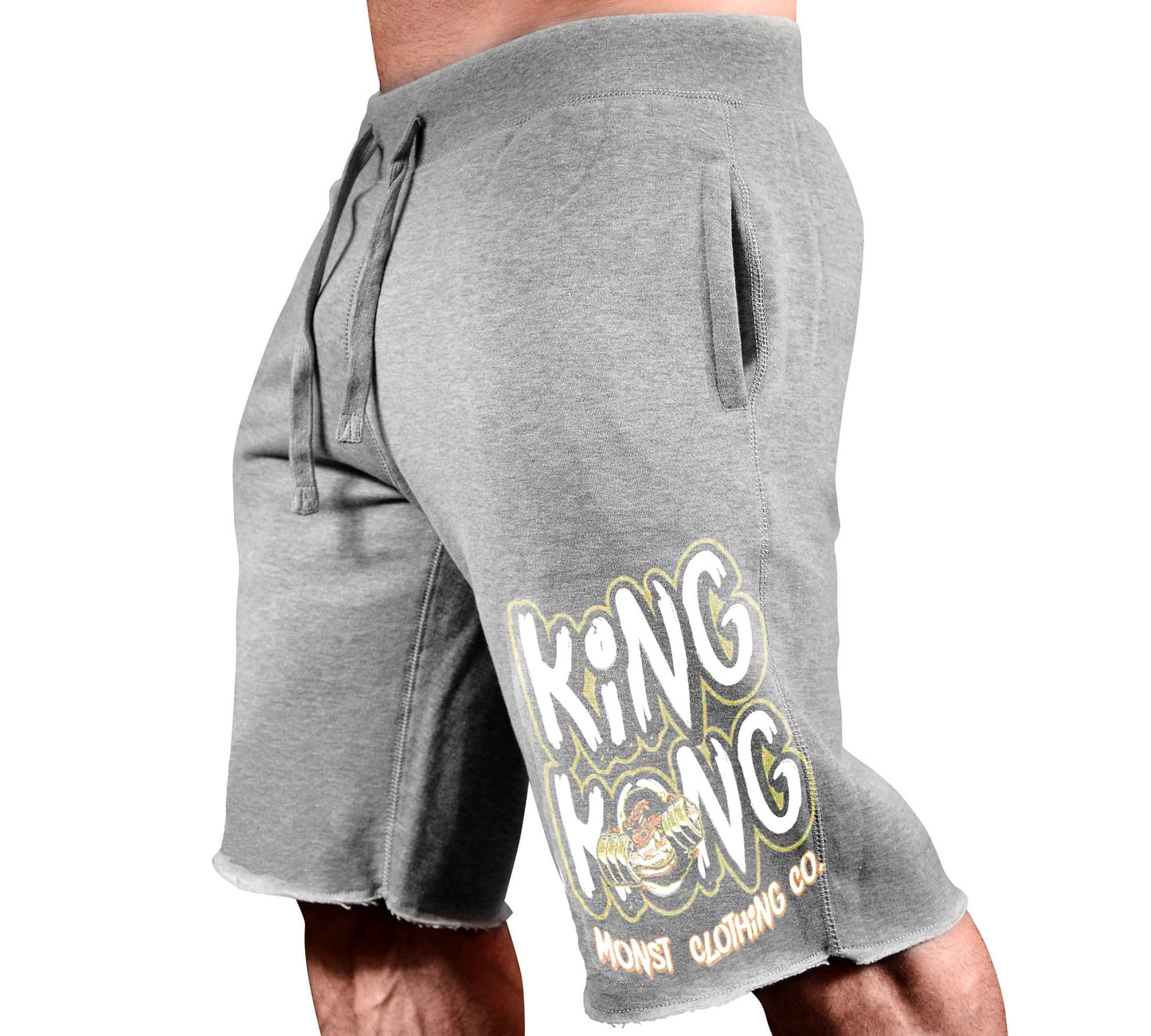 Men New Cotton Shorts Men&#39;s Loose Short Trousers Fitness Bodybuilding Jogger Men Black durable Sweatpants Fitness Workout Shorts