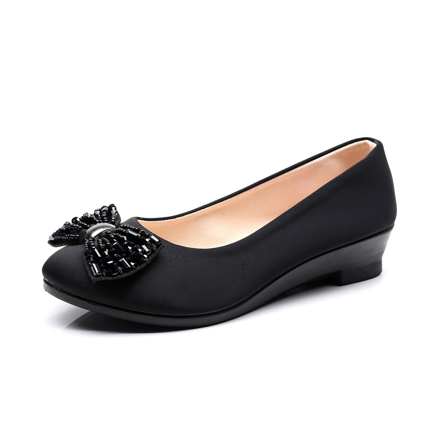 Women Ballet Shoes Women Wedges Shoes for Work Cloth Sweet Loafers Slip On Women&#39;s Pregnant Wedges  Shoes Oversize Boat Shoes