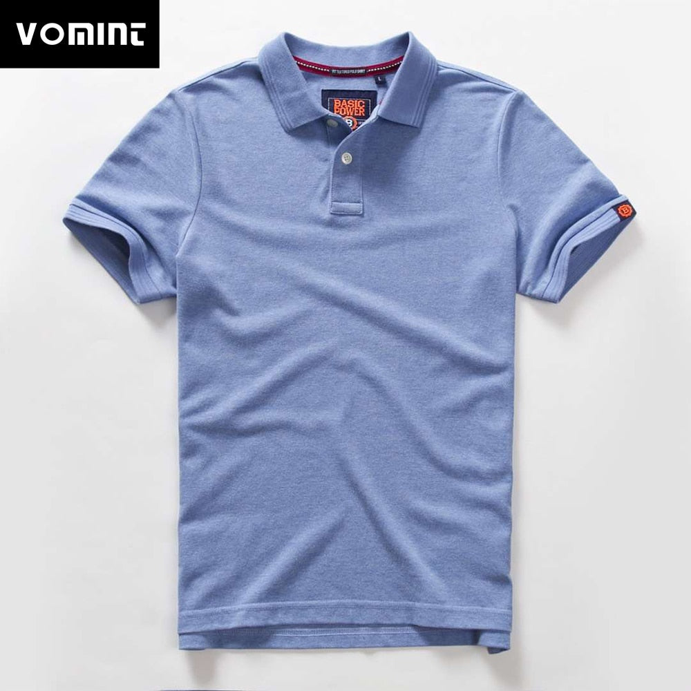 Summer Mens Polo shirts Cotton Shirts Short Sleeve Letter Embroidered Emblem Simple Shirt for Male Size M-3XL BP6900