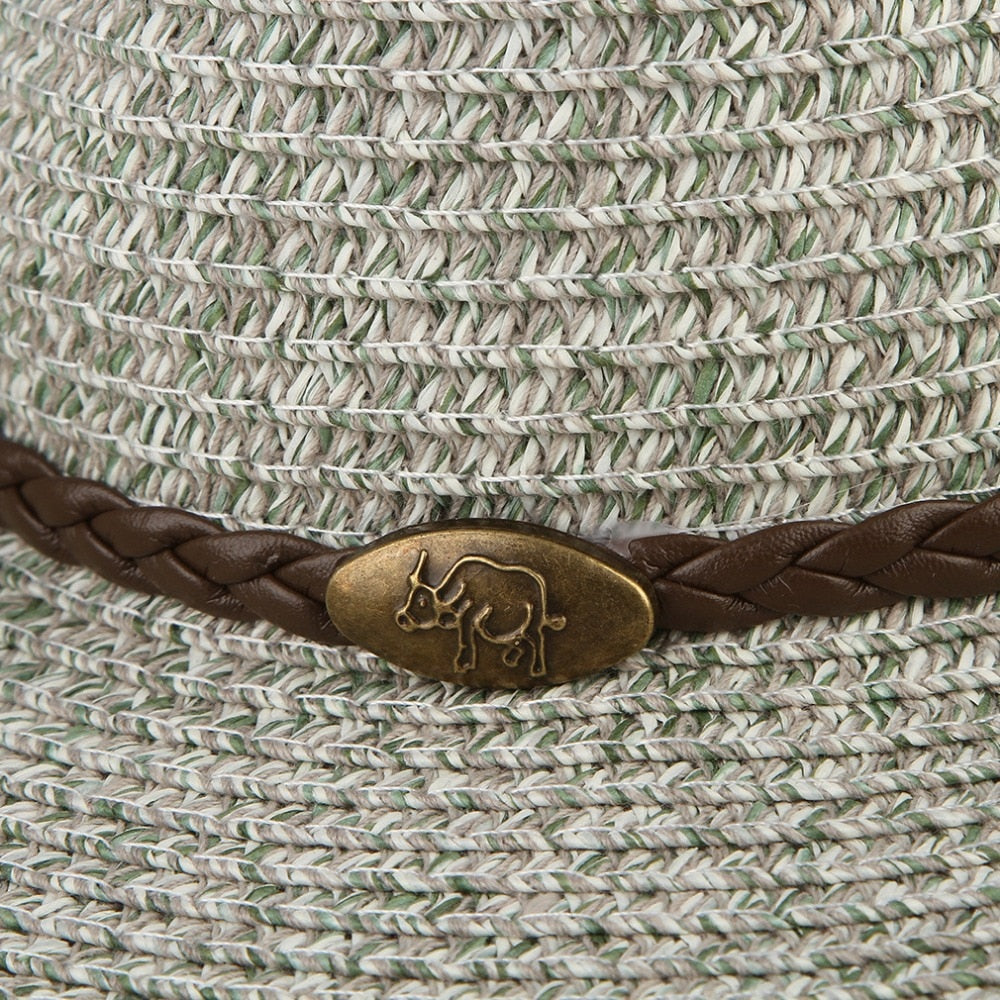 New Sun Hats For Women Fashion Summer Sun Cowboy Hat Panama Folding Beach Wide Brim Cap for Men Straw Hats