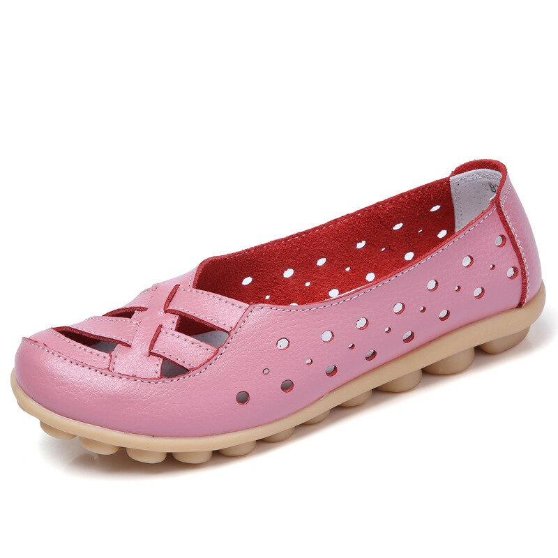 Women Flats Genuine Leather Women Shoes Female Casual Flat Ballet Women Loafers Shoes Flat Women's Shoes Leather Chaussures Femm